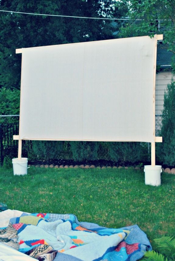 DIY outdoor theater 