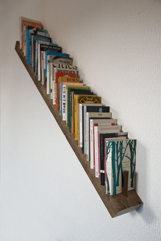 using books to decorate